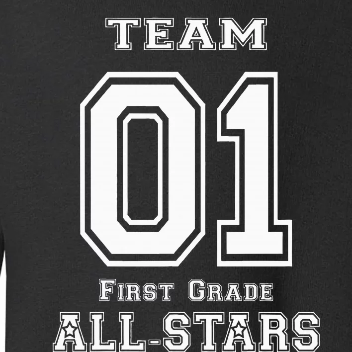 Team 1st Grade Allstars Sport Jersey Toddler Sweatshirt