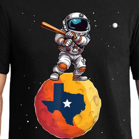 Texas 1965 Houston City Space Dabbing Astronaut Pajama Set