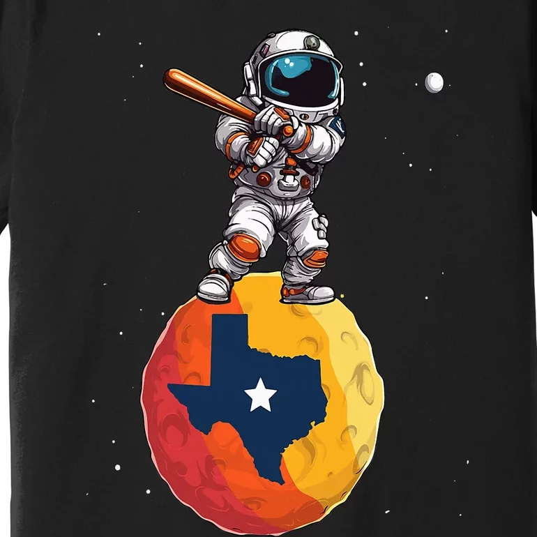 Texas 1965 Houston City Space Dabbing Astronaut Premium T-Shirt