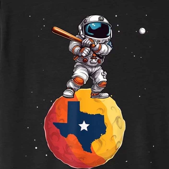 Texas 1965 Houston City Space Dabbing Astronaut ChromaSoft Performance T-Shirt