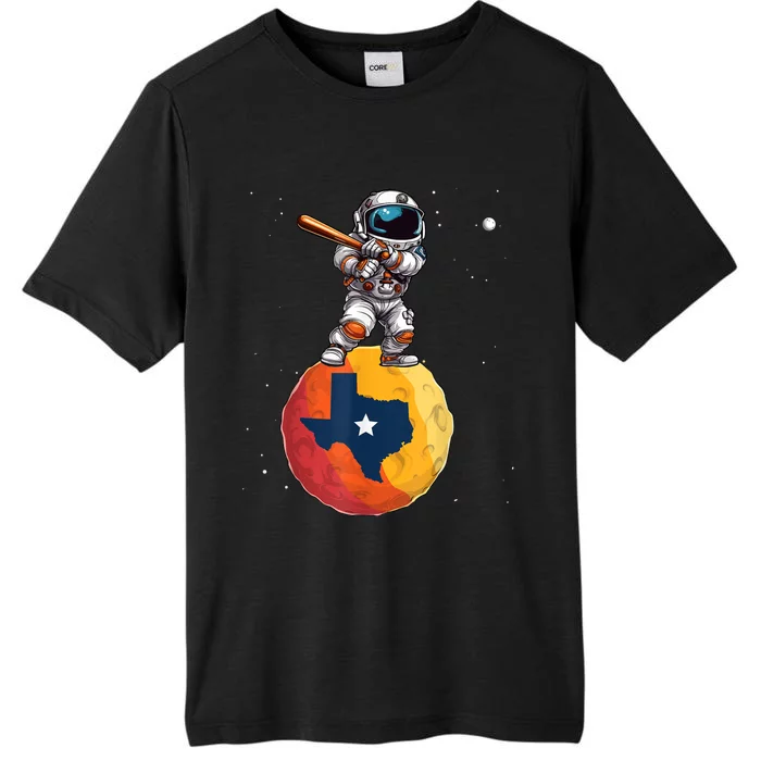 Texas 1965 Houston City Space Dabbing Astronaut ChromaSoft Performance T-Shirt