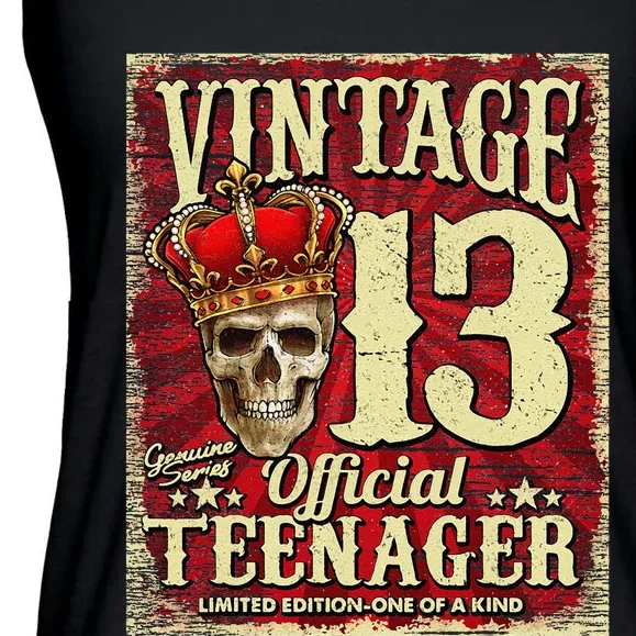 Teenager 13th Limited Edition 2009 13th Birthday Ladies Essential Flowy Tank