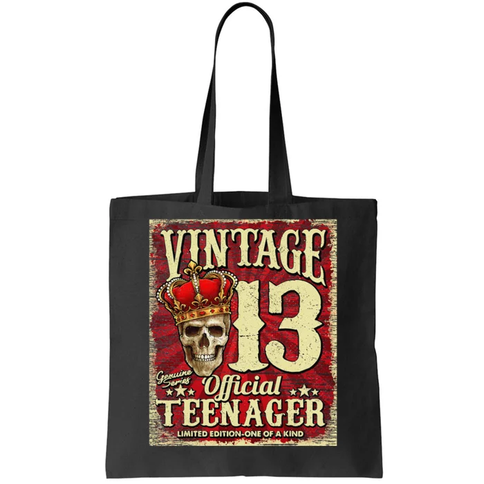 Teenager 13th Limited Edition 2009 13th Birthday Tote Bag