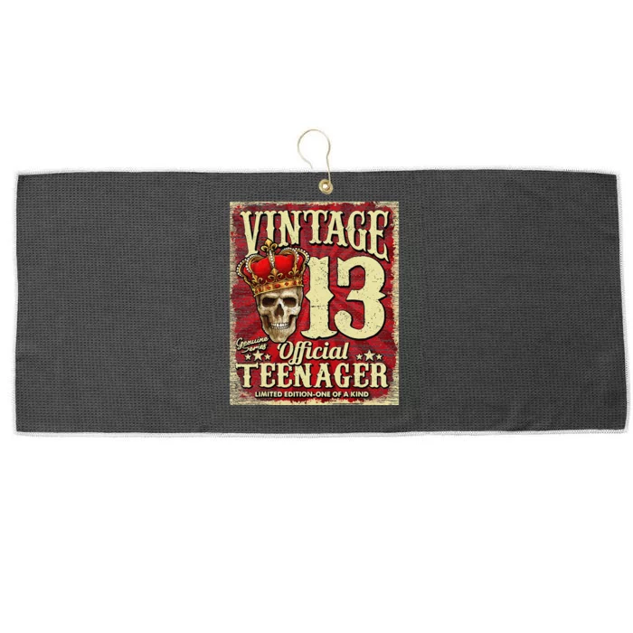 Teenager 13th Limited Edition 2009 13th Birthday Large Microfiber Waffle Golf Towel