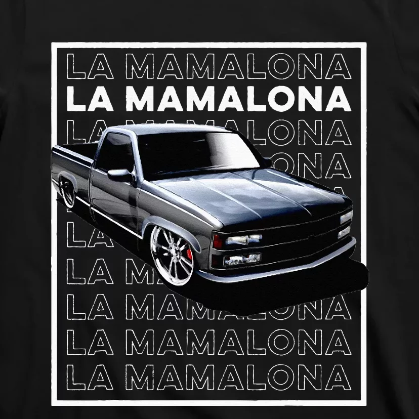 Trokiando 1990s OBS slammed low truck on big wheels art T-Shirt