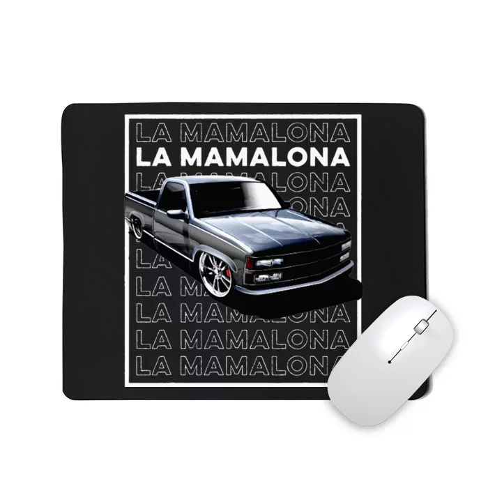 Trokiando 1990s OBS slammed low truck on big wheels art Mousepad