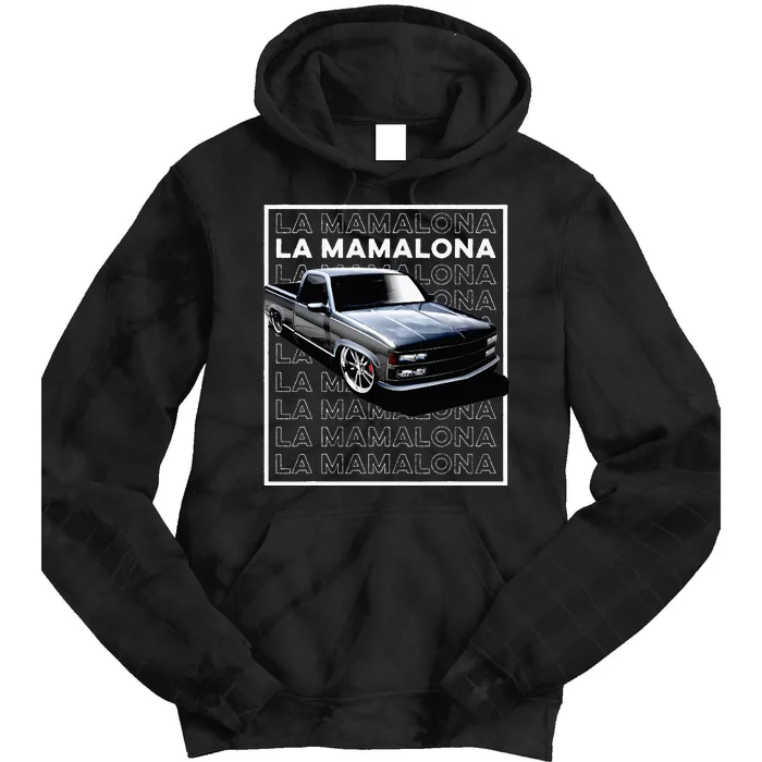 Trokiando 1990s OBS slammed low truck on big wheels art Tie Dye Hoodie