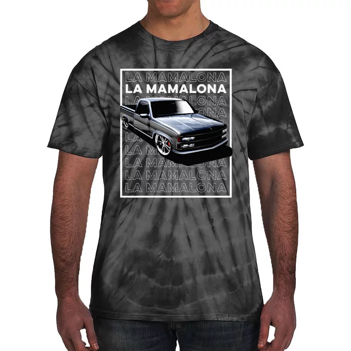 Trokiando 1990s OBS slammed low truck on big wheels art Tie-Dye T-Shirt