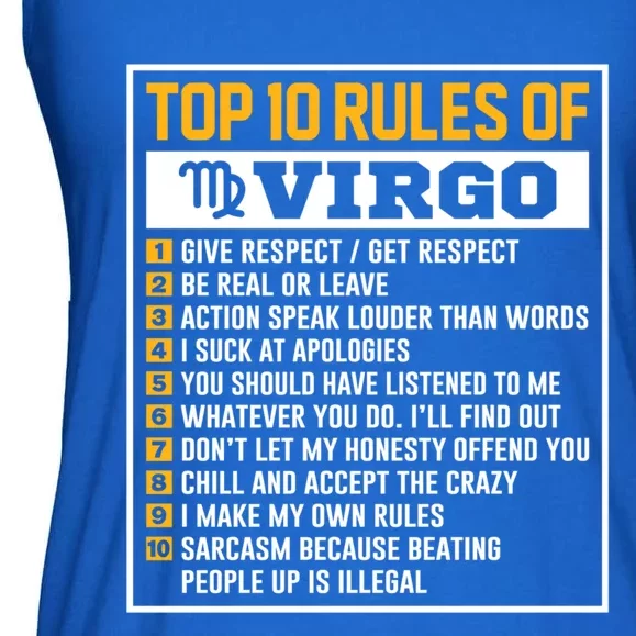 Top 10 Rules Of Virgo Birthday Horoscope Gift Ladies Essential Flowy Tank