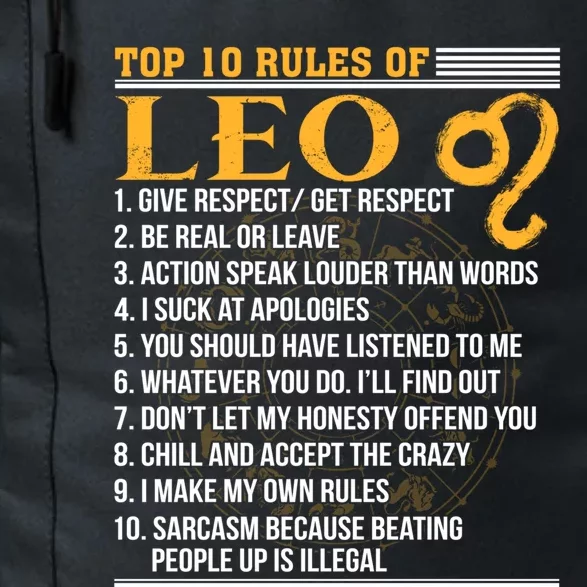 Top 10 Rules Of Leo July 23 August 22 Queen King Horoscope Cute Gift Daily Commute Backpack