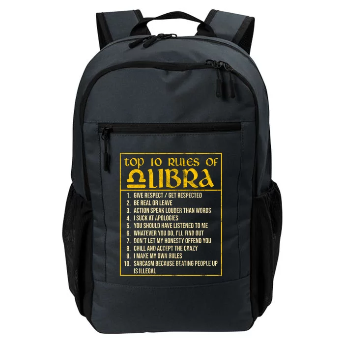 Top 10 Rules Libra Zodiac Sign September October Birthday Gift Daily Commute Backpack