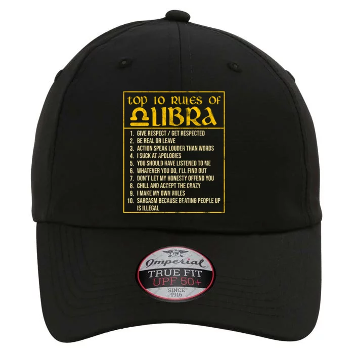 Top 10 Rules Libra Zodiac Sign September October Birthday Gift The Original Performance Cap