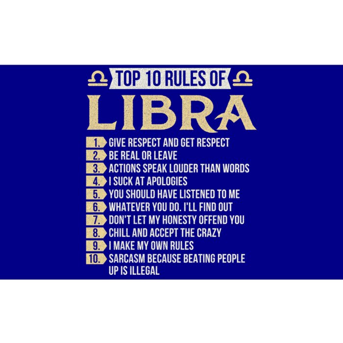 Top 10 Rules Of Libra Astrology Horoscope Zodiac Sign Gift Bumper Sticker