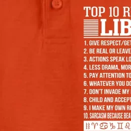 Top 10 Rules Of Libra Zodiac Give Respect Get Respect Funny Gift Dry Zone Grid Performance Polo