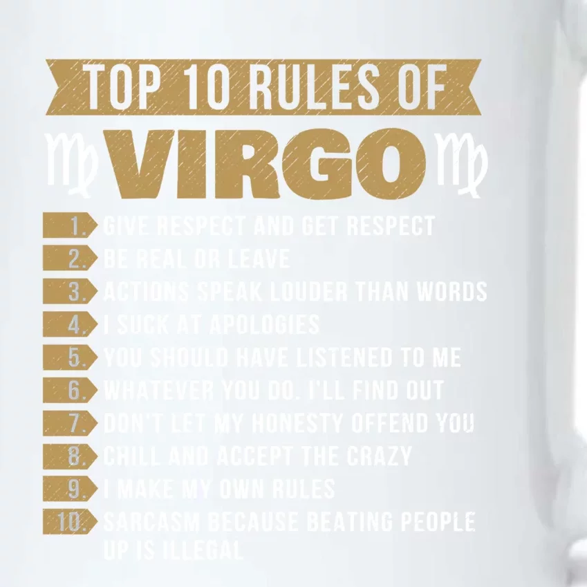 Top 10 Rules Of Virgo Astrology Horoscope Zodiac Sign Cute Gift Black Color Changing Mug