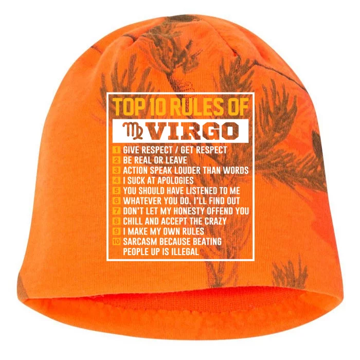 Top 10 Rules Of Virgo Birthday Horoscope Gift Kati - Camo Knit Beanie