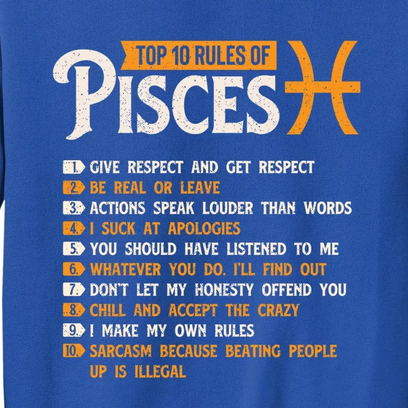 Top 10 Rules Of Pisces Horoscope Zodiac Sign Astrology Gift Sweatshirt