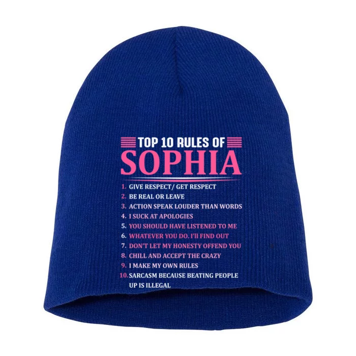 Top 10 Rules Of Sophia Sophia First Name Gift Short Acrylic Beanie