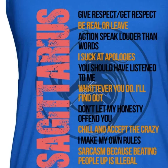 Top 10 Rules Of Sagittarius Zodiac Sign Birthday Horoscope Great Gift Ladies Essential Flowy Tank