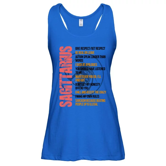 Top 10 Rules Of Sagittarius Zodiac Sign Birthday Horoscope Great Gift Ladies Essential Flowy Tank