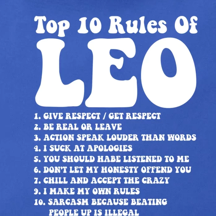 Top 10 Rules Of Leo Zodiac Funny Leo Tee Horoscope Leo Great Gift Zip Tote Bag