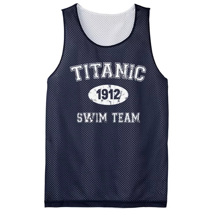 Titanic 1912 Swim Team Mesh Reversible Basketball Jersey Tank