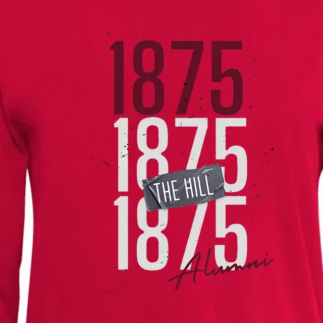 The 1875 The Hill Alumni Womens Cotton Relaxed Long Sleeve T-Shirt