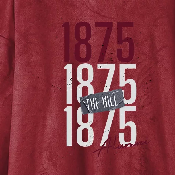 The 1875 The Hill Alumni Hooded Wearable Blanket