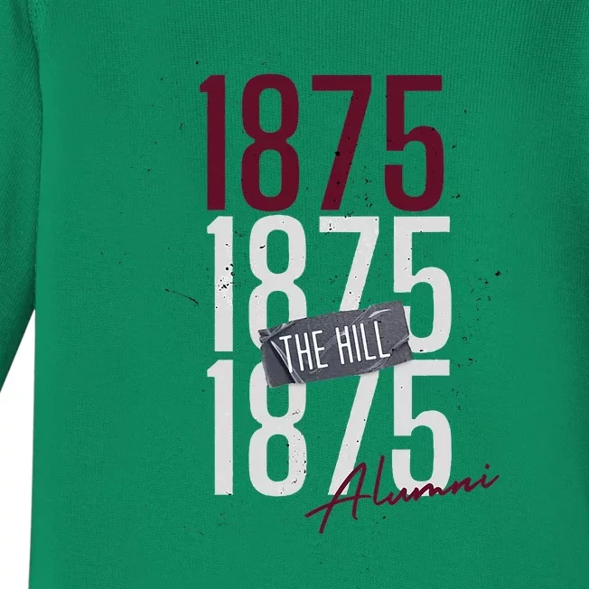 The 1875 The Hill Alumni Baby Long Sleeve Bodysuit