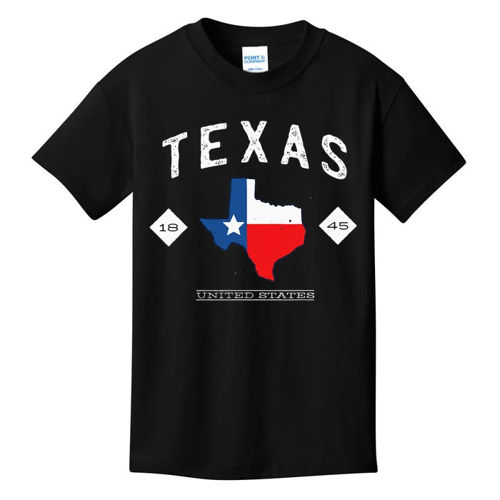 Texas 1845 Vintage United States Kids T-Shirt