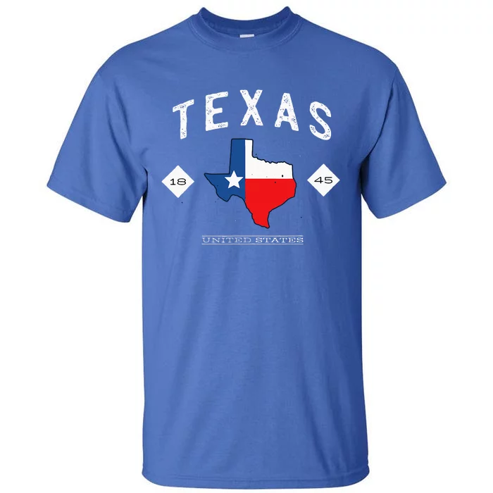 Texas 1845 Vintage United States Tall T-Shirt