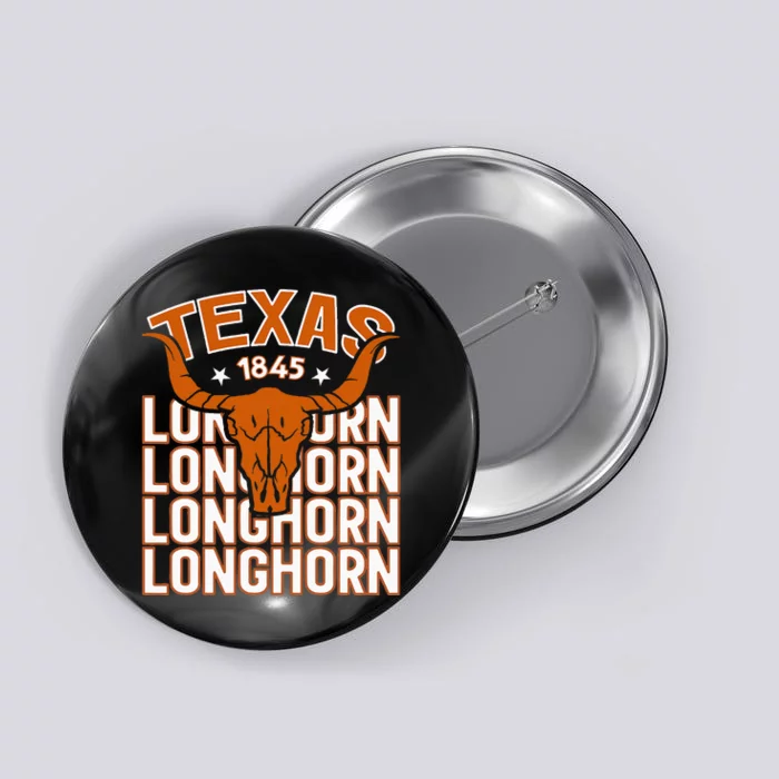 Texas 1845 Vintage Longhorn Western Button