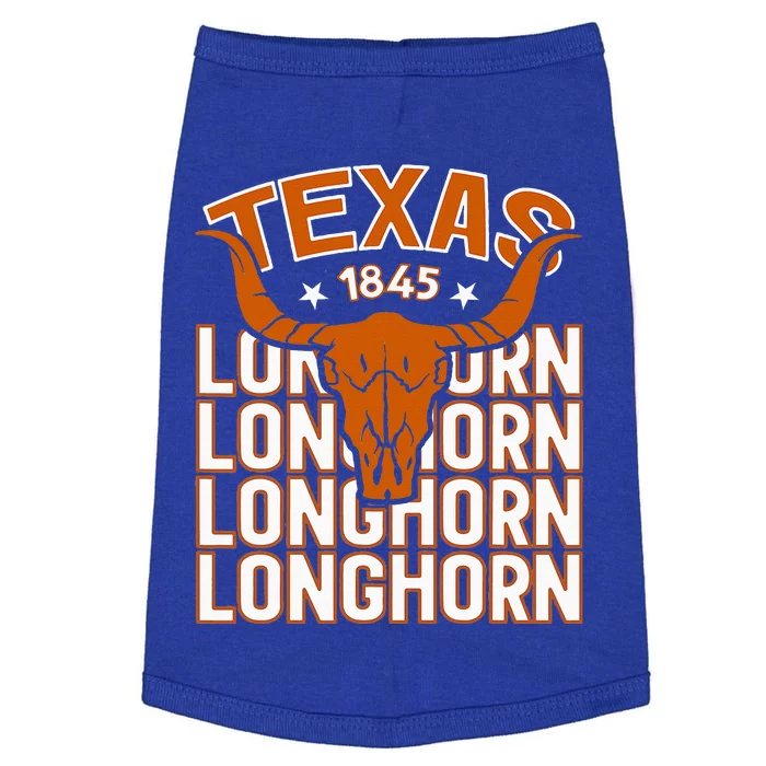 Texas 1845 Vintage Longhorn Western Doggie Tank