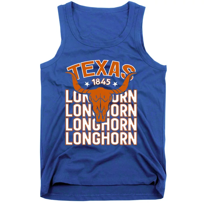 Texas 1845 Vintage Longhorn Western Tank Top