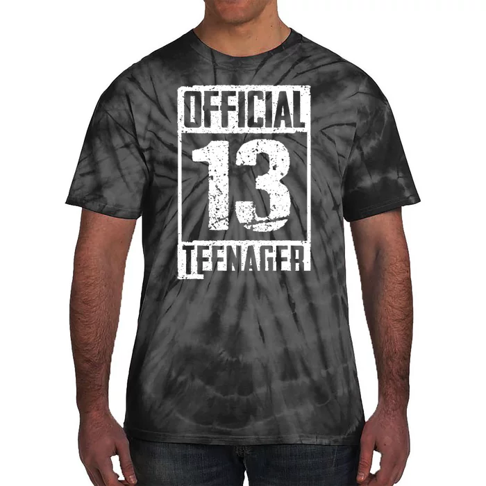 Teenager 13 Years Old Gifts 13th Birthday Boy Girl Tie-Dye T-Shirt