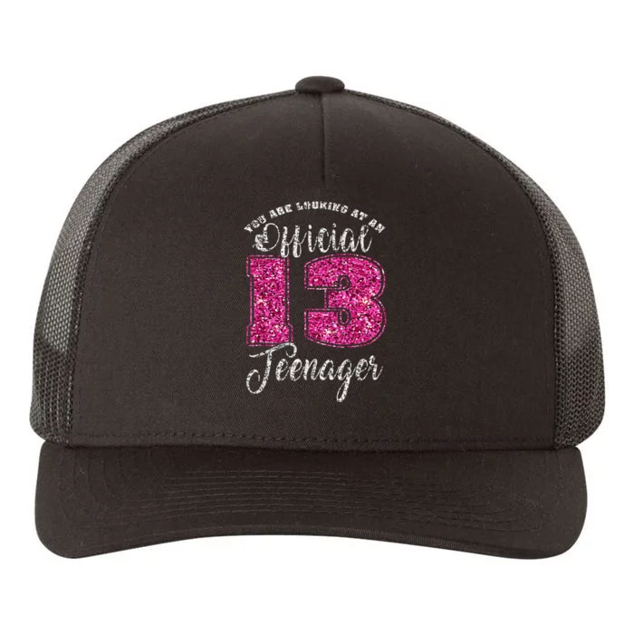 Teenager 13 Years Old 13th birthday Yupoong Adult 5-Panel Trucker Hat