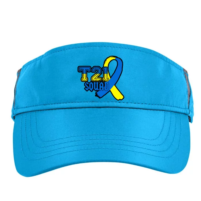 T21 Squad Down Syndrome Awareness Adult Drive Performance Visor