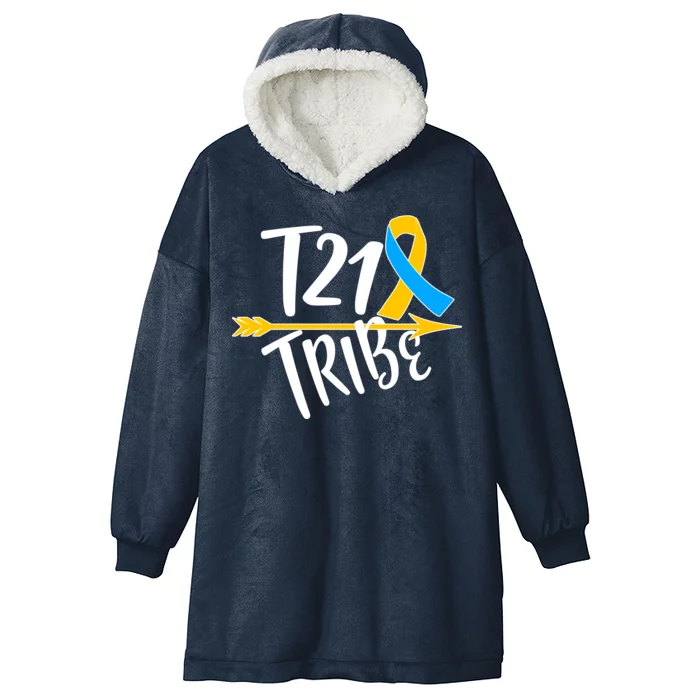 T21 Tribe - Down Syndrome Awareness Hooded Wearable Blanket