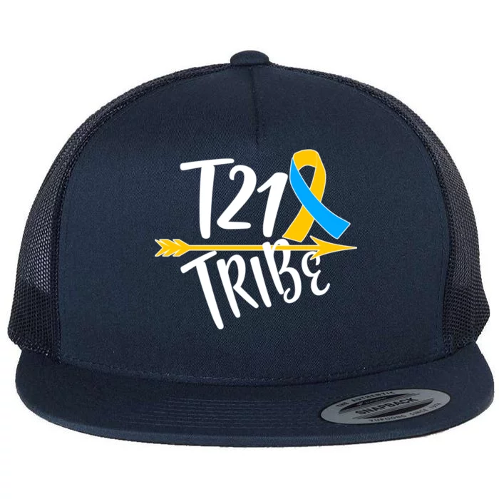 T21 Tribe - Down Syndrome Awareness Flat Bill Trucker Hat