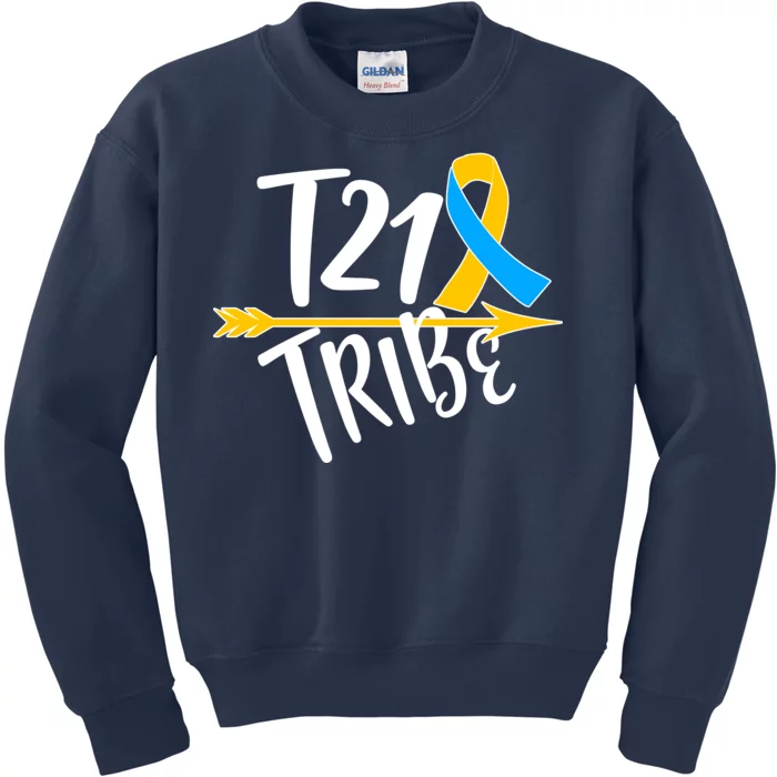 T21 Tribe - Down Syndrome Awareness Kids Sweatshirt