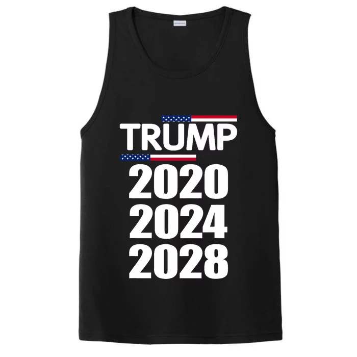 Trump 2020 2024 2028 Donald Trump Forever Performance Tank