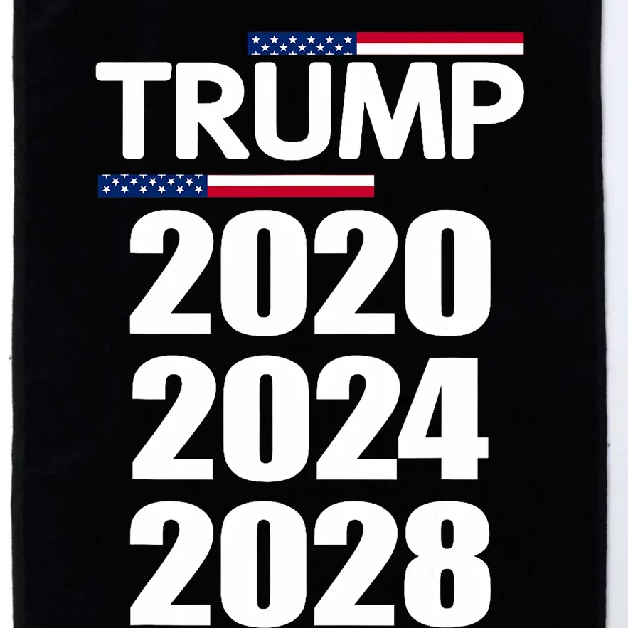 Trump 2020 2024 2028 Donald Trump Forever Platinum Collection Golf Towel