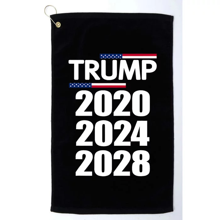 Trump 2020 2024 2028 Donald Trump Forever Platinum Collection Golf Towel