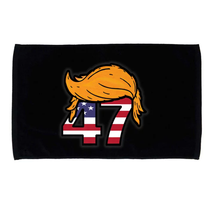 TRUMP 2024 47th President Hair Microfiber Hand Towel