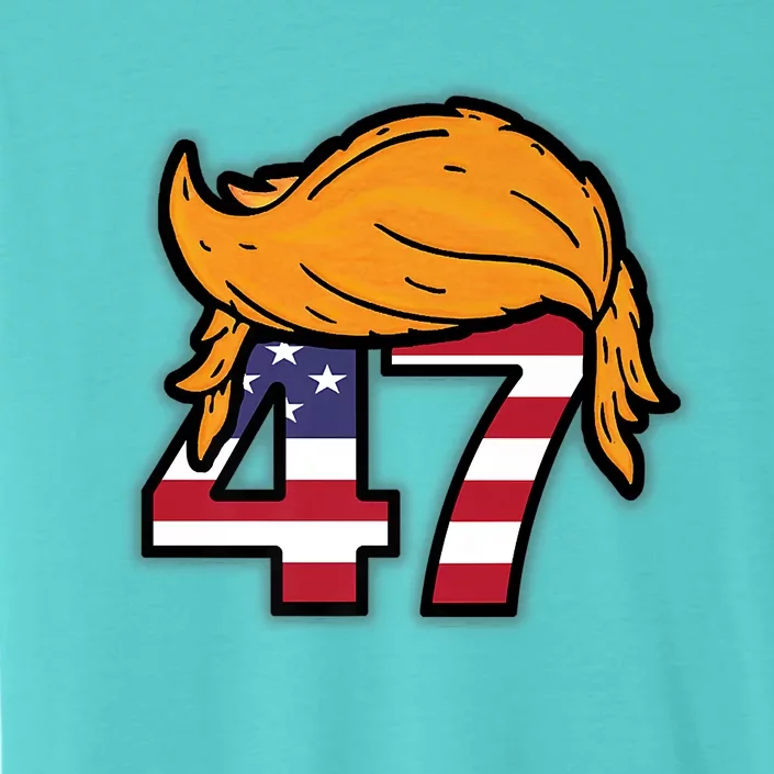 TRUMP 2024 47th President Hair ChromaSoft Performance T-Shirt