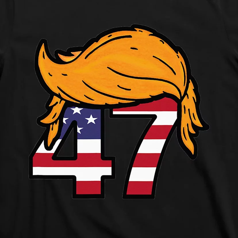 TRUMP 2024 47th President Hair T-Shirt