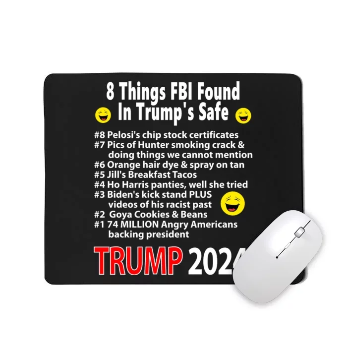 TRUMP 2024 8 Things FBI Found In Trump's Safe Mousepad