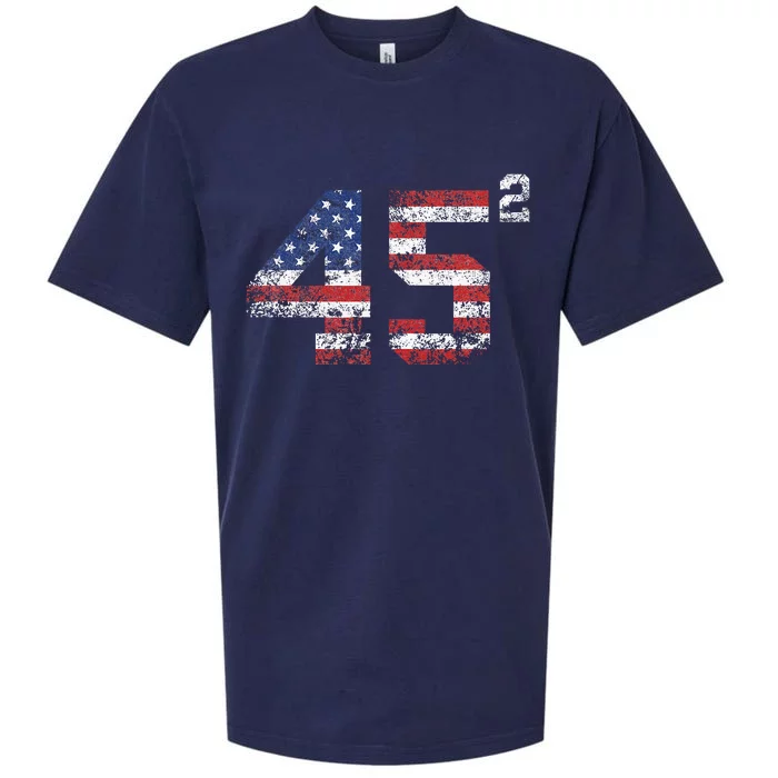 Trump 2024 All Aboard The Trump Train Usa American Flag Sueded Cloud Jersey T-Shirt