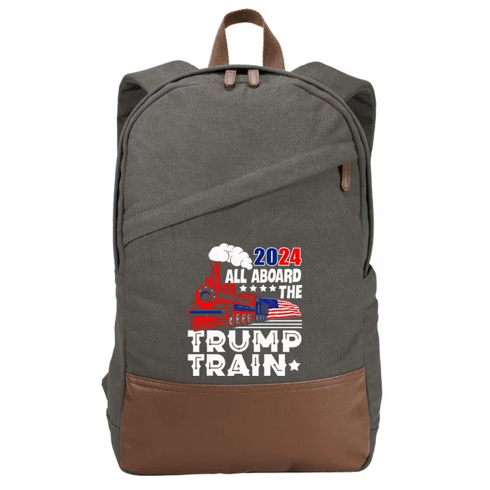 Trump 2024 Assasination Butler Pennsylvania Trump Fight Cotton Canvas Backpack