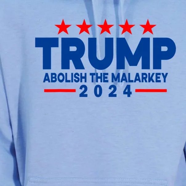 Trump 2024 Abolish The Malarkey Unisex Surf Hoodie